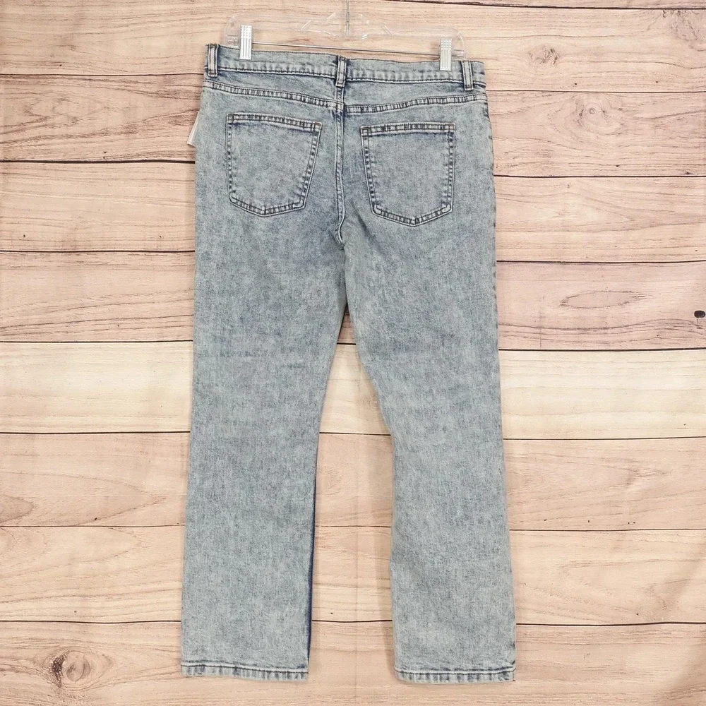 New! Wonder Nation Jeans Boys 12 Husky 32x26 Straight Adjustable Waist Youth